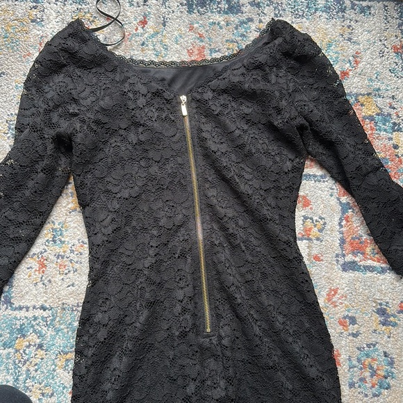 Laundry black lace dress size 0 - Picture 5 of 5